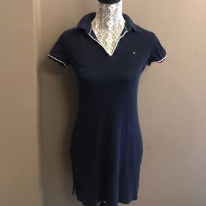 Tommy Hilfiger navy blue shirt dress